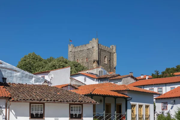 Braganca Portugal 2020 Vista Pueblo Medieval Fortaleza Interior Edificios Vernáculos — Foto de Stock