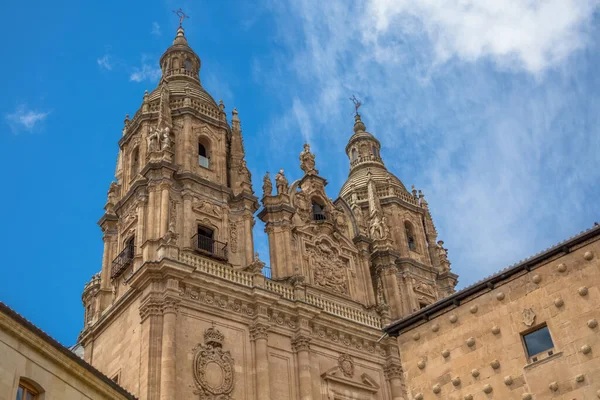 Salamanca Spanien 2021 Visa Den Barocka Ikoniska Fasaden Vid Clerecia — Stockfoto