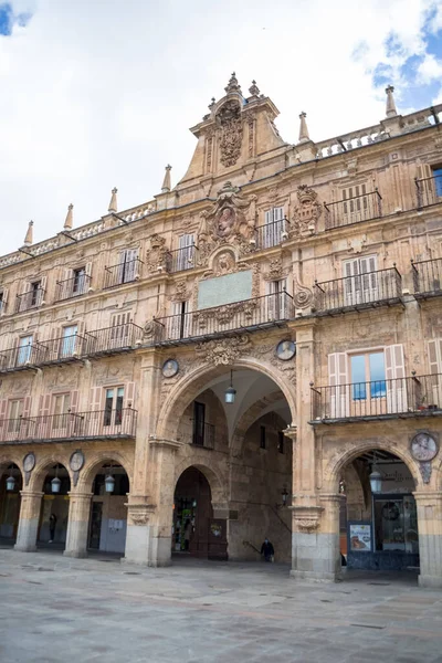 Salamanca Spanje 2021 Zicht San Fernando Boog Barokke Openbare Plaza — Stockfoto