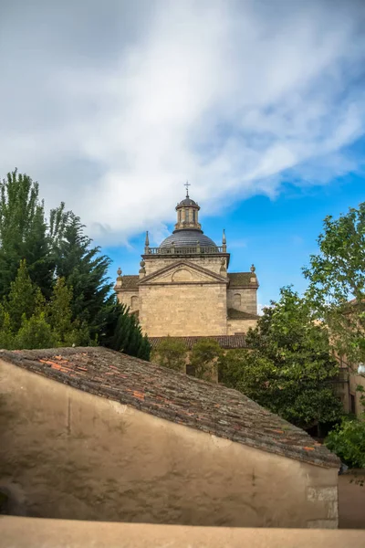 Cuidad Rodrigo España 2021 Vista Trasera Torre Cúpula Cúpula Emblemático —  Fotos de Stock