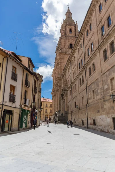 Salamanca Spanje 2021 Uitzicht Een Calle Compana Straat Salamanca Centrum — Stockfoto