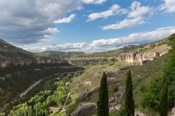 Vista Incrível Cidade Encantada Cuenca Local Natural Paisagem Geológica Cidade — Fotografia de Stock