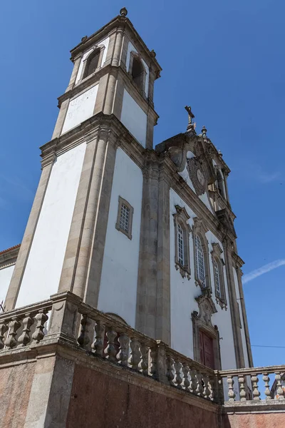 Viseu Portugal 2021 Зовнішній Фасад Церкви Venerable Third Order Our — стокове фото