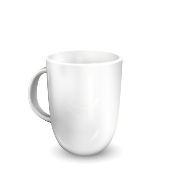 Vektör çizim gerçekçi serin çay bardağı 