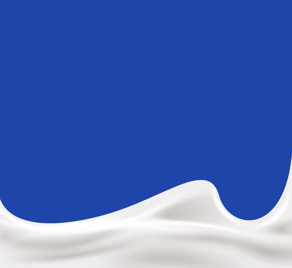 Onde crème claire sur fond bleu clair — Image vectorielle