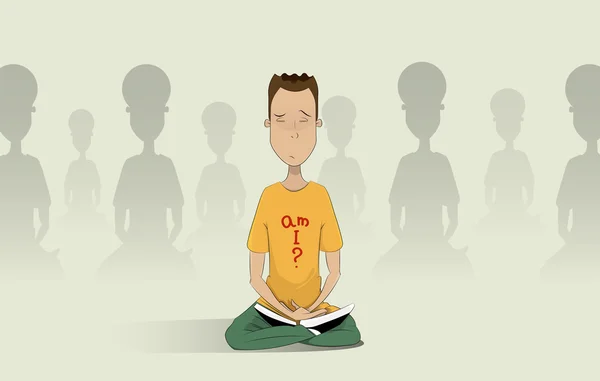 Yoga pose illustration vectorielle habileté — Image vectorielle