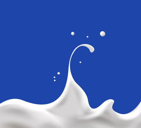 Felvert tejszín vektor — Stock Vector