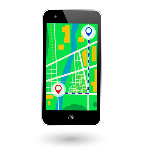 Mobile navigator — Wektor stockowy
