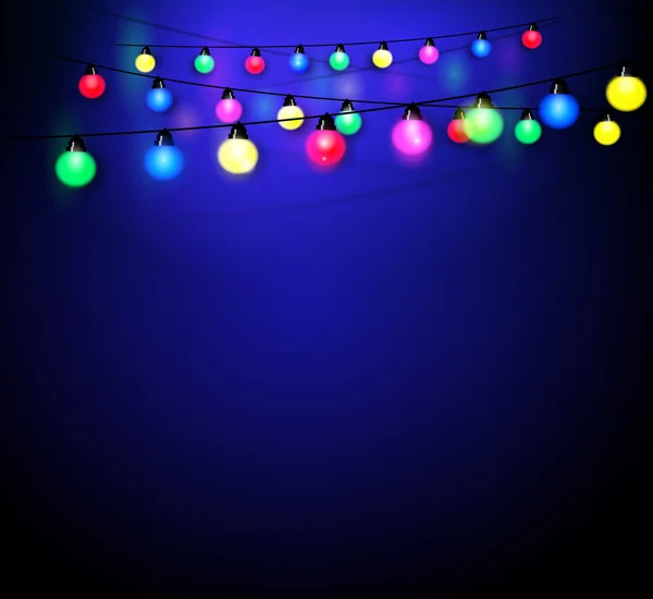 Luzes de Natal — Vetor de Stock
