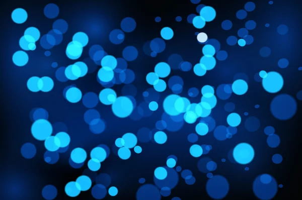 Bokeh azul abstrato — Vetor de Stock