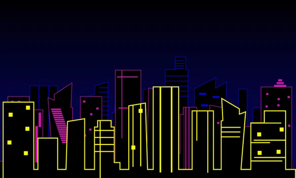 Fondo de la ciudad moderna — Vector de stock