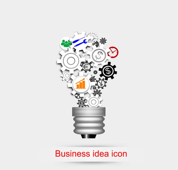 Idea di business Icona — Vettoriale Stock