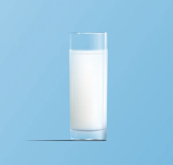 Verre de lait — Image vectorielle