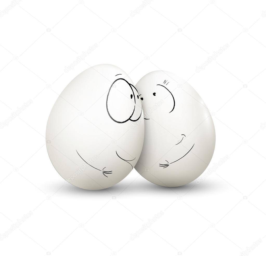 Sweet couple egg