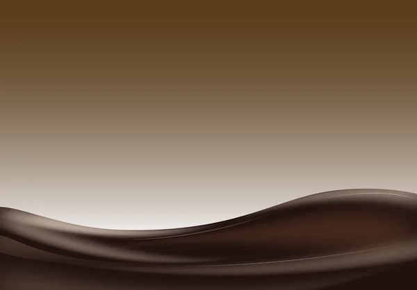 Onde chocolat noir — Image vectorielle