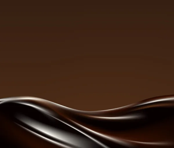 Onde chocolat noir — Image vectorielle