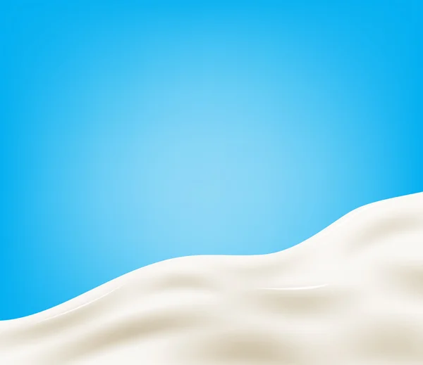 Sabroso elemento de diseño de leche . — Vector de stock