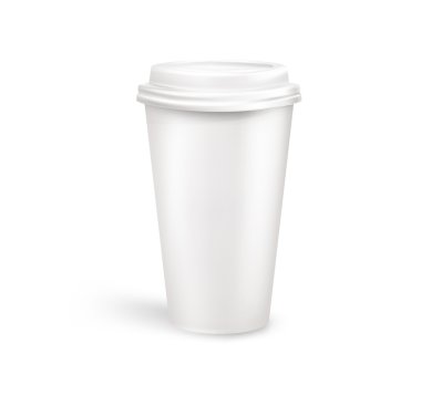 Plastik kahve kabı