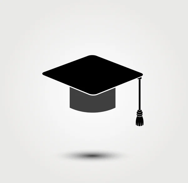 Graduate cap icon. — Stock Vector
