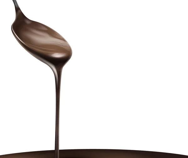 Chocolate líquido Vetores De Stock Royalty-Free
