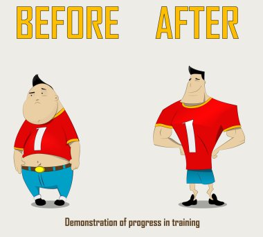 Kalın ve ince bir adam karakterleri