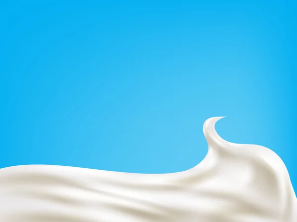 Mjölk wave bakgrund — Stock vektor