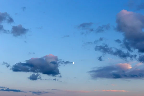 Небо Облака Фоне Заката — стоковое фото