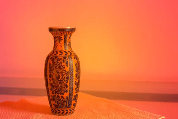 Vase Retro Schöne Beleuchtung — Stockfoto