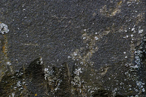 Textura Piedra Negra Con Grietas Virutas Imagen Fondo — Foto de Stock