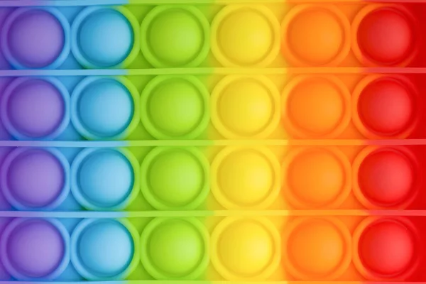 Silikon Patlat Çocuklar ve yetişkinler için oyuncak yakın çekim, anti-stres oyuncağı, eğilim 2021.