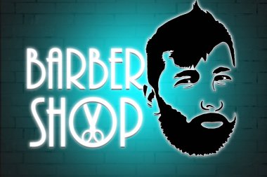 Üzerinde yazı yazan neon tabela..