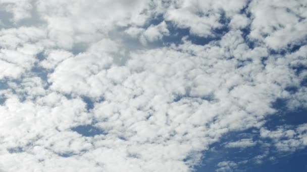 Wolken in de blauwe hemel, timelapse — Stockvideo