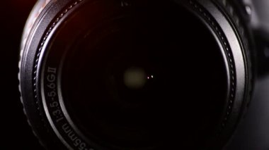 Lens Slr refleks fotoğraf makinesi odaklama ve çekim