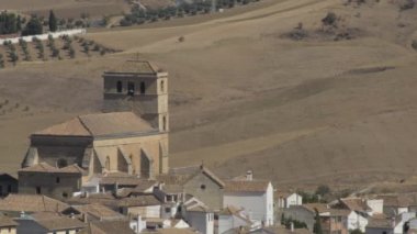 İspanya 'nın Alhama de Granada kilisesinin manzarası