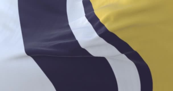 Bandera South Bend Ciudad Del Estado Indiana Estados Unidos América — Vídeo de stock