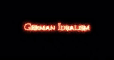 Alman idealizmi ateşle yazıldı. Döngü