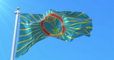 Nur-Sultan Bayrağı, Kazakistan. Döngü