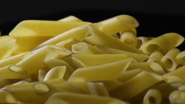 Raw Macaroni Mountain Turning — Stock Video