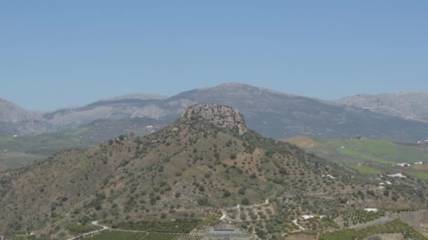 风景秀丽的马斯喀拉尔山 阳光灿烂的一天 西班牙科马雷斯 — 图库视频影像
