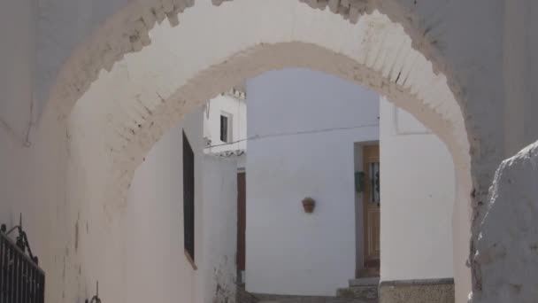 Ancient Horseshoes Arcs Comares Spain — Stock Video