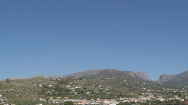 Vue Des Vestiges Ancien Château Zalia Boquete Zafarraya — Video