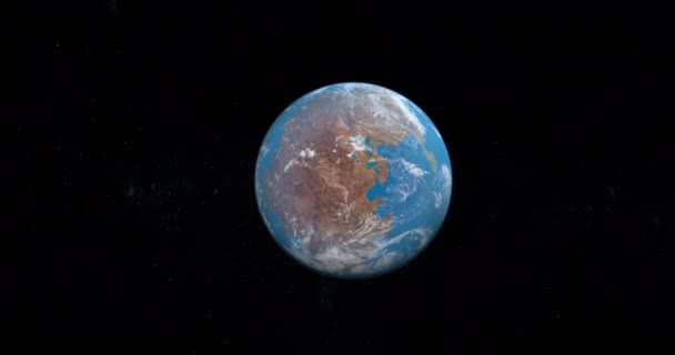 Supercontinente Terrestre Della Pangea Della Pangea — Video Stock