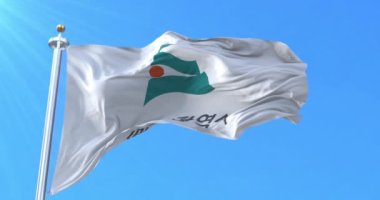 Ulsan bayrağı, Güney Kore şehri, döngü