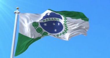 Parana eyalet bayrağı, Brezilya. Döngü