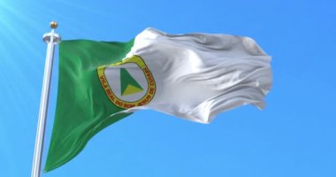Cuiaba bayrağı, Mato Grosso, Brezilya. Döngü