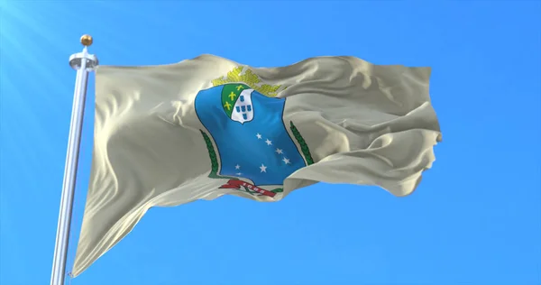 Flagge Von Sao Luis Maranhao Brasilien — Stockfoto