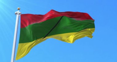 Neiva Başkent Bayrağı, Huila, Kolombiya. Döngü