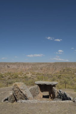 Megalitik dolmenlerin bronz çağı Megalitik Parkı Gorafe, Granada, İspanya