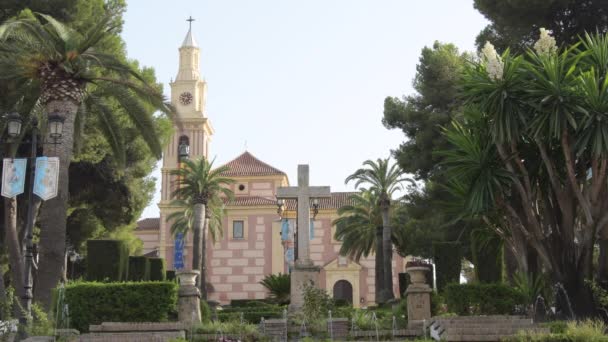 Meryem Bakire Meryem Sığınağı Motril Granada Spanya — Stok video