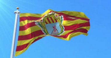 Alghero bayrağı, Sardinya. Döngü